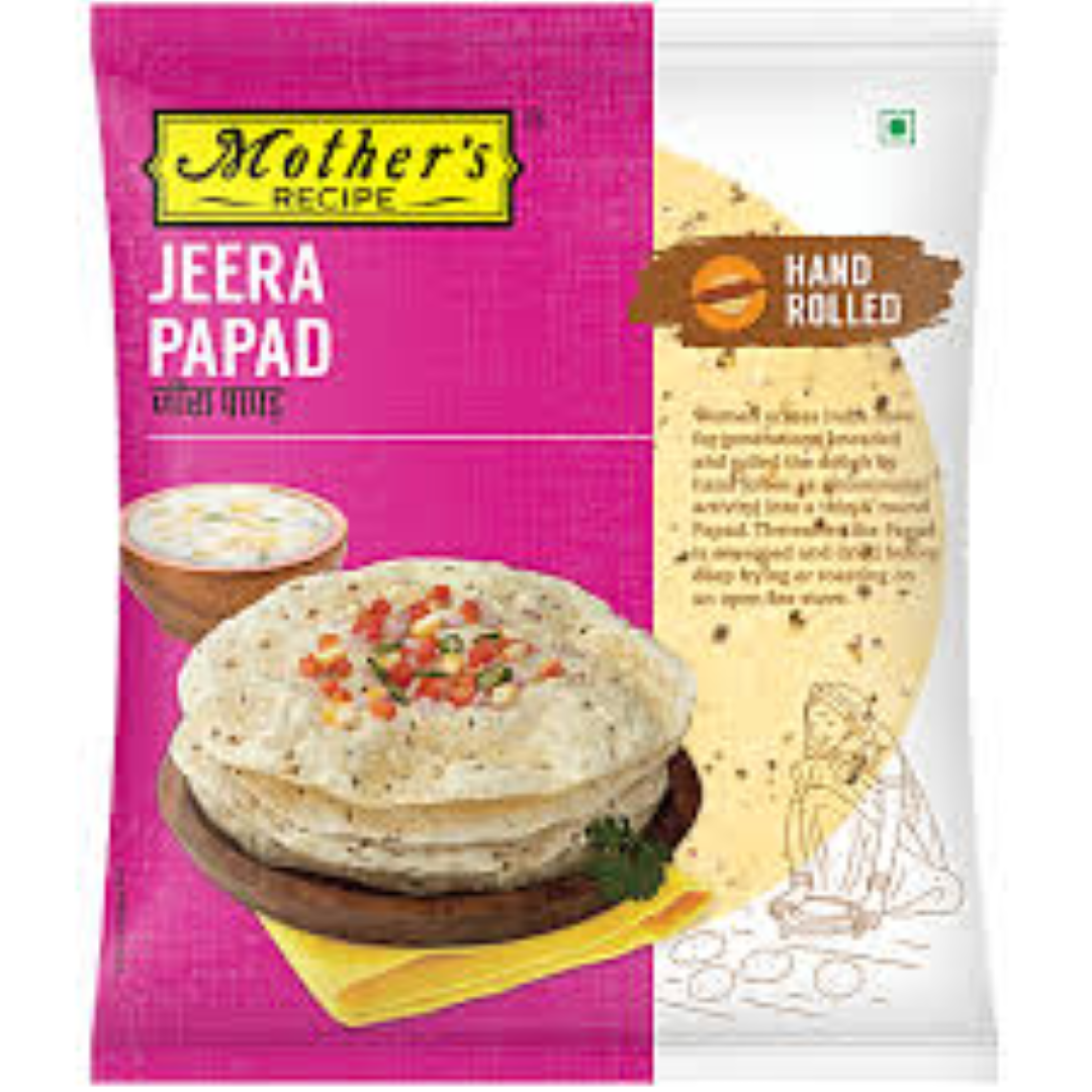MOTHERS JEERA PAPAD 200G